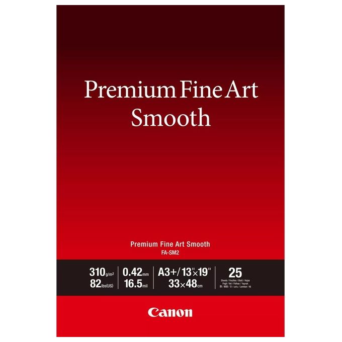 Canon FA-SM 2 Premium FineArt Smooth A3+ 25 Fogli 310gr