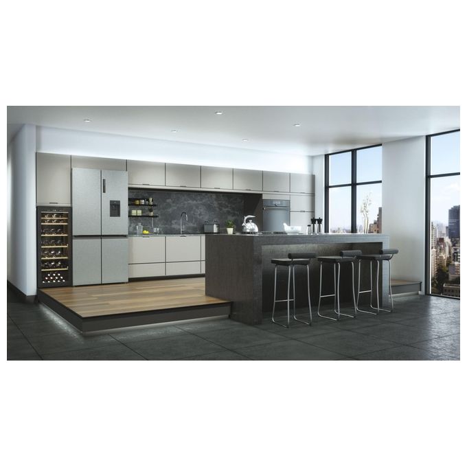 Haier HWS84GA Cantinetta Vini Frigo 84 bottiglie Classe G 1 Zona di raffreddamento Natural Airflow System Wine Bank 50 Serie 5