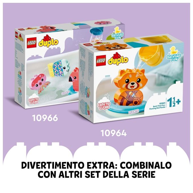 LEGO Duplo Ora del Bagnetto: Il Treno Degli Animali Galleggiante