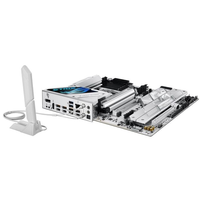 ASUS ROG Strix Z890-A Gaming WiFi Scheda Madre Intel ATX 16122 Fasi di Alimentazione Slot DDR5 PCIe 5.0 GPU di Nuova Generazione 5 Slot M.2 WiFi 7 AI Overclocking AI Networking II