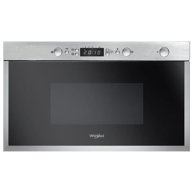 Whirlpool AMW 4990-IX Forno Microonde Capacita'22 Litri Potenza 750W Jet Defrost Cottura a vapore Nero-Acciaio Inossidabile