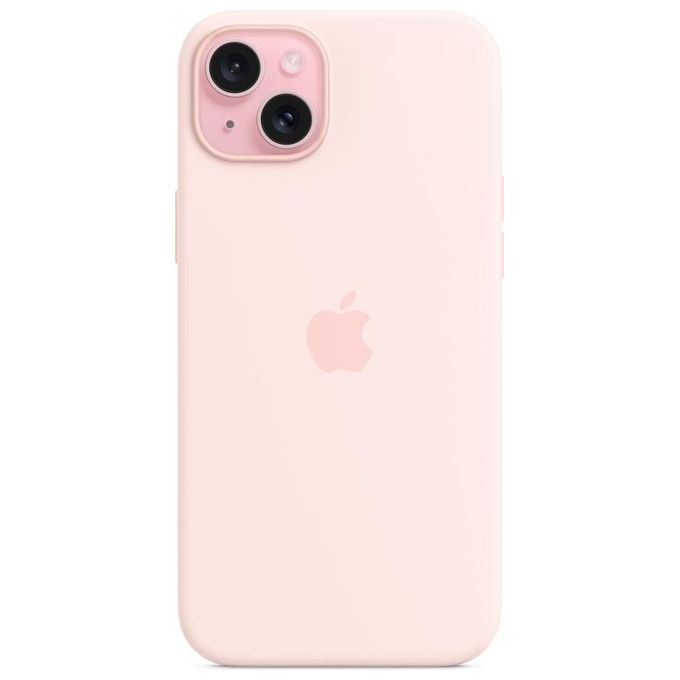 Apple Custodia MagSafe in Silicone per iPhone 15 Plus Rosa Confetto ​​​​​​​