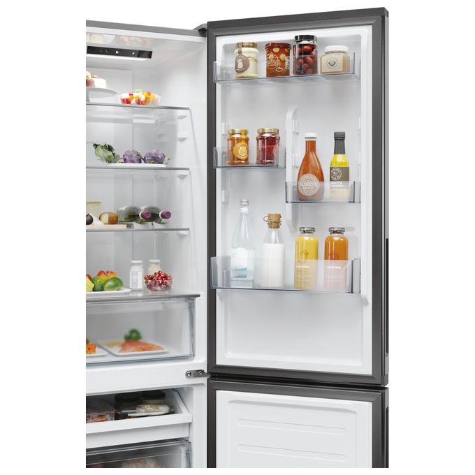 Candy Fresco 300 CNCQ2T518EX Frigorifero Libera installazione 2 porte No Frost Connettivita' Contenuti extra Classe E Inox