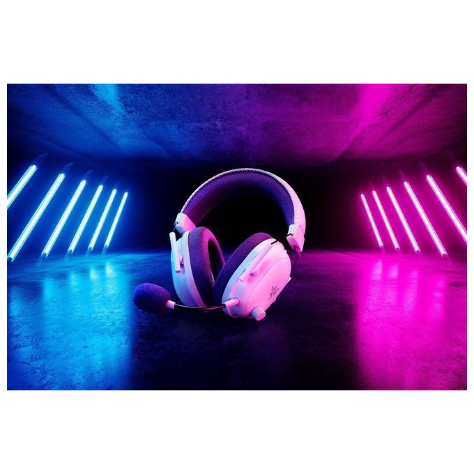 Razer RZ04-04530200-R3M1 BlackShark V2 Pro Cuffie Gaming Wireless Bluetooth 5.2 Driver TriForce 50mm 70h autonomia colore Bianco