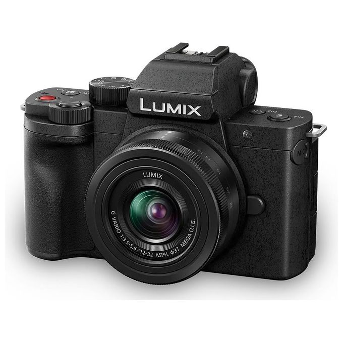Panasonic Lumix DC-G100DKEGK Fotocamera Mirrorless Micro Quattro Terzi con Obiettivo Lumix G Vario 12-32mm F3.5-5.6 20.3MP 4K 30p e FHD 60 Video Nero