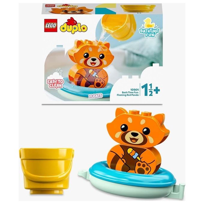 LEGO Duplo Ora del Bagnetto: Panda Rosso Galleggiante