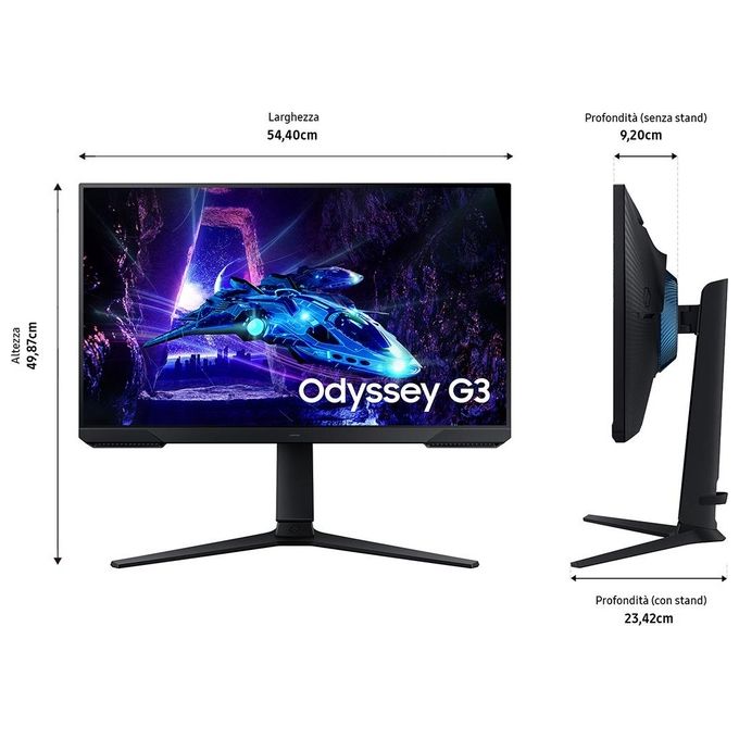 Samsung Odyssey G3 S24DG300EU G30D Series Display LED Full HD (1080p) 24 HDR