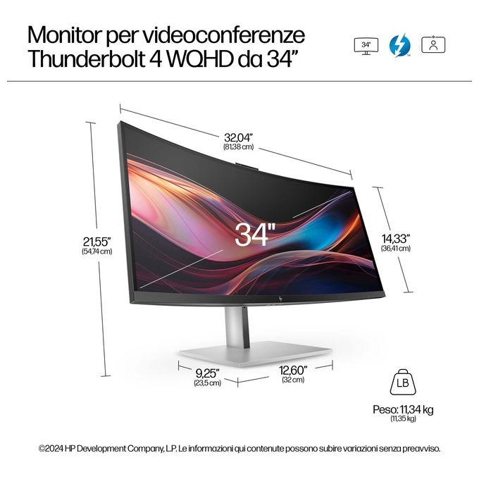 HP S7 PRO 734PM WQHD Conference Monitor