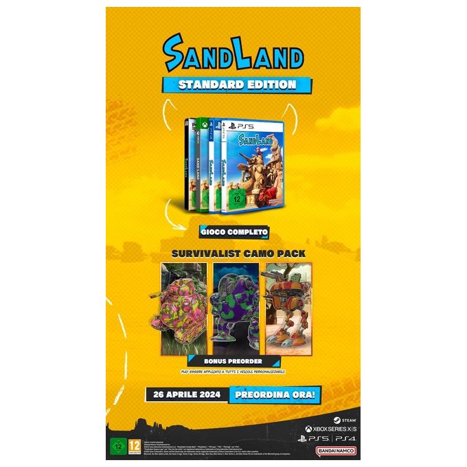 Bandai Namco Entertainment Sand Land Standard per PlayStation 5