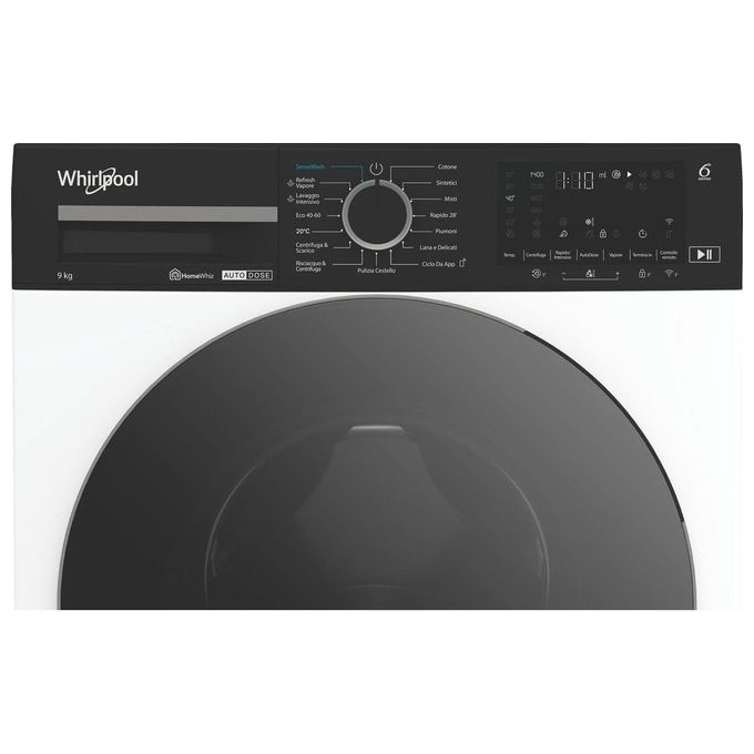 Whirlpool WPM97WADSIT Lavatrice carica frontale 9 kg 1400 Giri-min Classe A Bianco