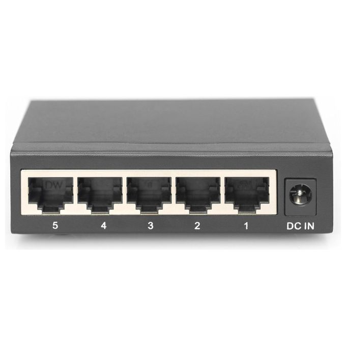 Digitus Switch di Rete Gigabit 5 Porte Non Gestito