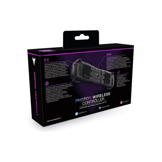 Dragon Photon Controller Wireless Nero per Nintendo Switch