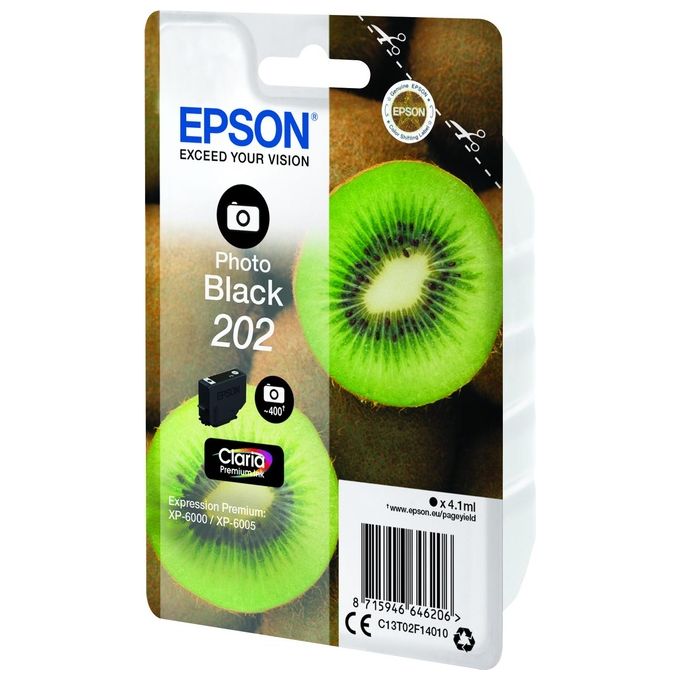 Epson Cartuccia Ink-jet 202 kiwi nero foto 4,1ml per Xp-6000-5