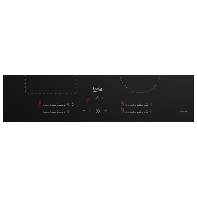 BEKO HII74700UF Piano Cottura Nero da incasso 70cm a Induzione 4 Zone