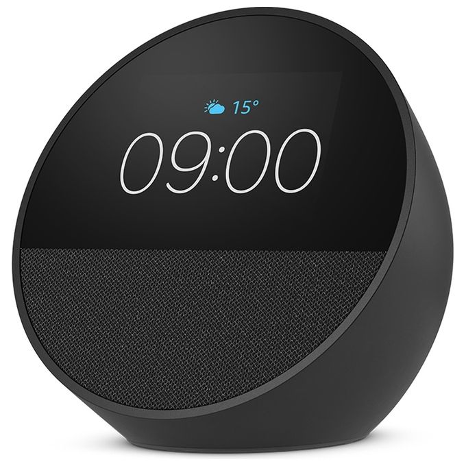 Amazon Assistente Vocale Echo Spot Modello 2024 Nero
