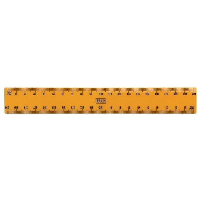 Lebez Barattolo 36 Pezzi Righelli 20cm Pastel