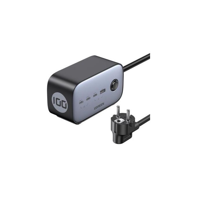 Ugreen DigiNest Cube Power Strip 3 AC Outlets  65W 2A2C