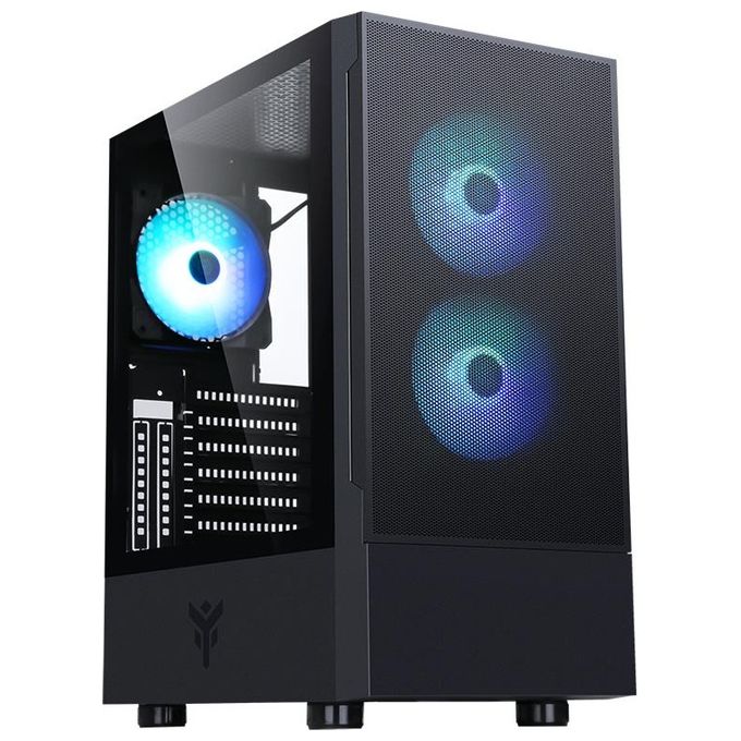 Itek SIISBE 3.0 Gaming Midi Tower Nero 3x12cm ARGB fan USB3
