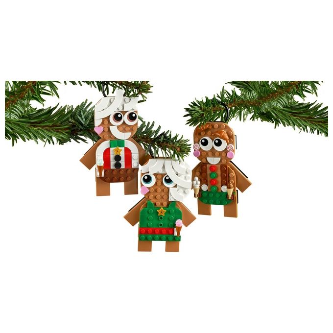 LEGO Creator 40642 Ornamenti di Pan di Zenzero, Giochi da Costruire per Bambini 6+, Regalo di Pasqua, Decorazione per Casa