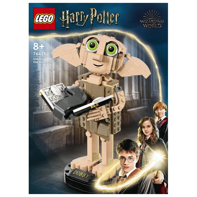 LEGO Harry Potter 76421 Dobby l'Elfo Domestico, Modello Snodabile di Personaggio Iconico, Gioco da Collezione, Regalo 8+ Anni
