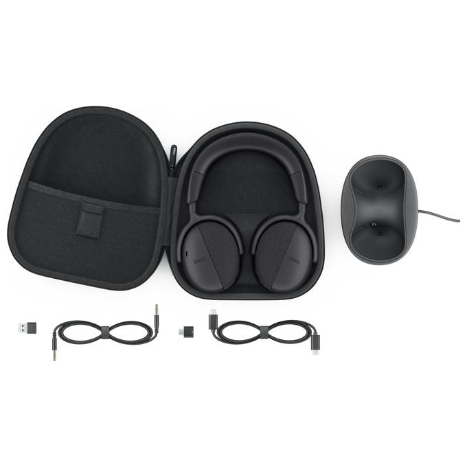Dell WL7024 Auricolare con Cavo e Senza Cavo a Padiglione Usb Tipo-c Bluetooth Nero