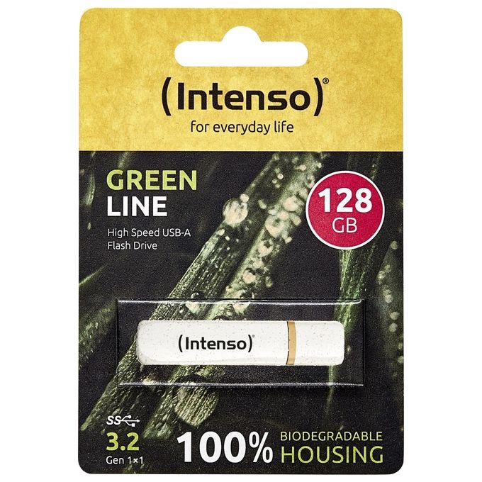 Intenso USB Flash Drive 3.2 128Gb Green Line