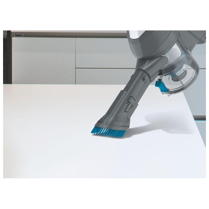 Hoover HF122CAR 011 Scopa Elettrica Ricaricabile Secco Tessuto Senza Sacchetto 0.9 Litri 170W Grigio-Titanio