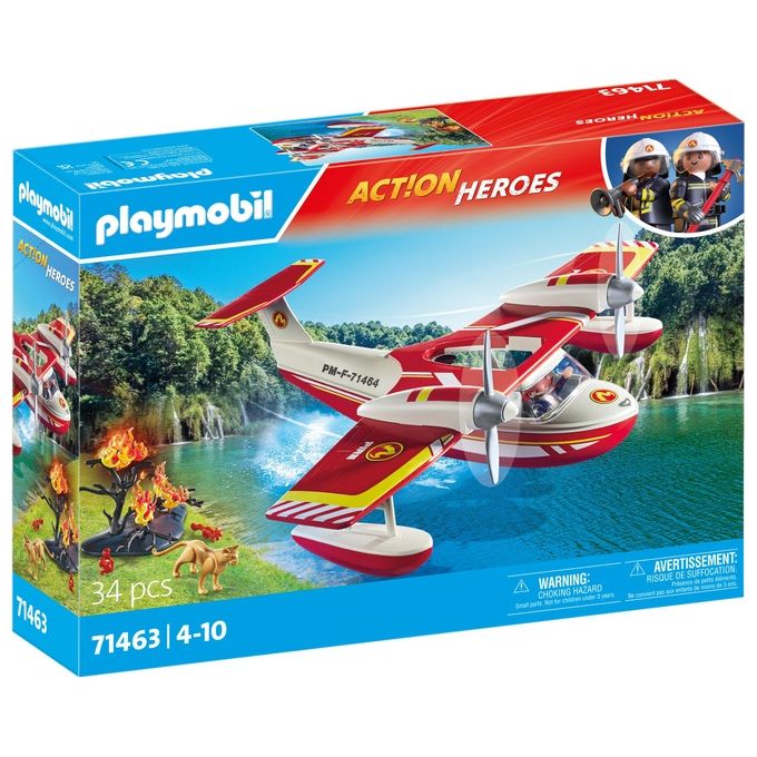 Playmobil Action Heroes Idrovolante dei Pompieri