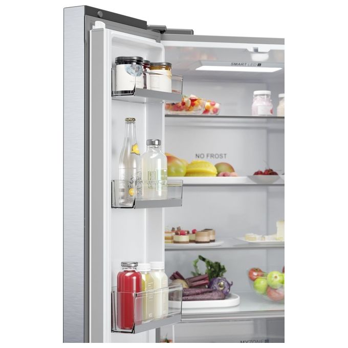 Haier FD 70 Serie 5 HFR5719EWMG Frigorifero Side-by-Side Libera Installazione 444 Litri Classe Energetica E Argento