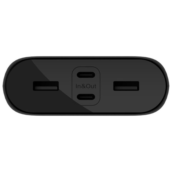 Belkin BoostCharge Power Bank 26K a 4 Porte Batteria Esterna con Porte USB-C-USB-A