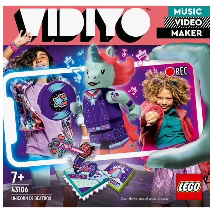 LEGO Vidiyo Unicorn Dj BeatBox Creatore Video Musicali con Unicorno