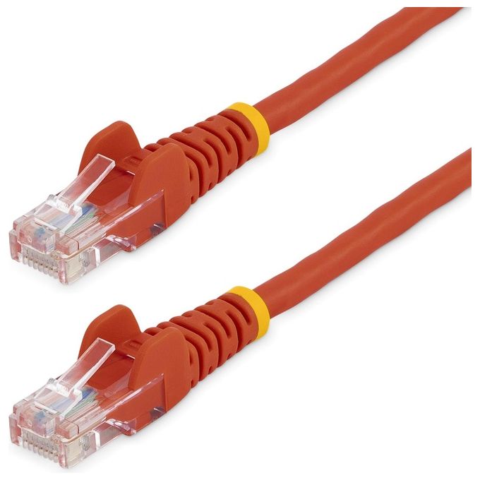 Startech Cavo di Rete da 10mt Rosso Cat 5e Ethernet RJ45 Antigroviglio