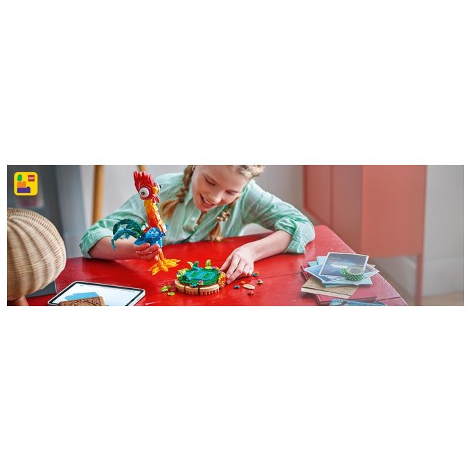 LEGO Heihei ǀ Disney dal Film Vaiana 2 Modello di Animale da Costruire con Parti Snodabili e Espositore Giochi per Bambini e Bambine da 9 Anni in su Idea Regalo di Compleanno da Collezione 43272