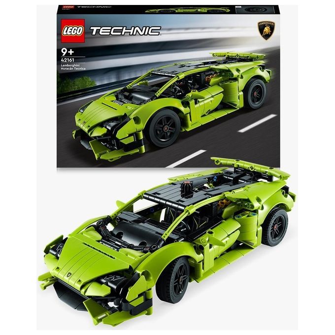 LEGO Technic 42161 Lamborghini Huracán Tecnica, Modellino di Auto da Costruire, Macchina Giocattolo per Bambini