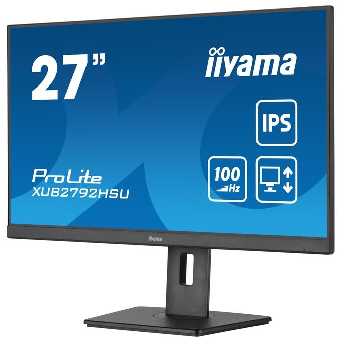 Iiyama XUB2792HSU-B6 Monitor PC 27'' 1920x1080 Pixel Full HD LED Nero Opaco