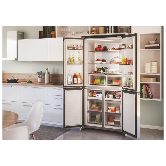 Candy CFQQ5T817EPS Frigorifero Side-by-Side Libera Installazione 467 Litri Classe Energetica E Argento