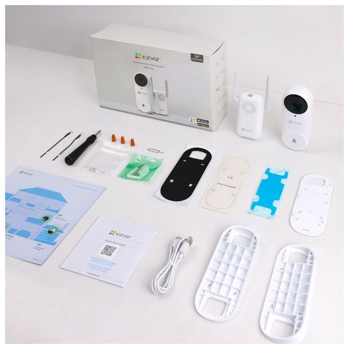 EZVIZ Kit videocitofono smart DB2 PRO KIT 5MP
