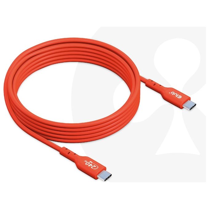 Club3D CAC-1573 Cavo Usb 2mt Usb 4 Gen 2x2 Usb C Rosso