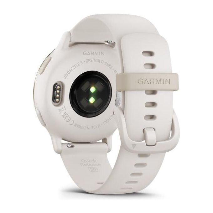 Garmin Vivoactive 5 1.2'' GPS Sport Salute Notifiche Cream gold and Ivory