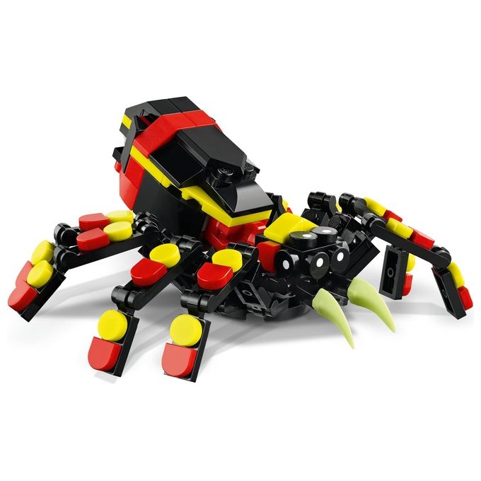 LEGO Set Animali Selvatici 31159 Ragno Trasformista Creator 3 in 1 Modellismo Creativo e Divertente per Appassionati di Costruzioni