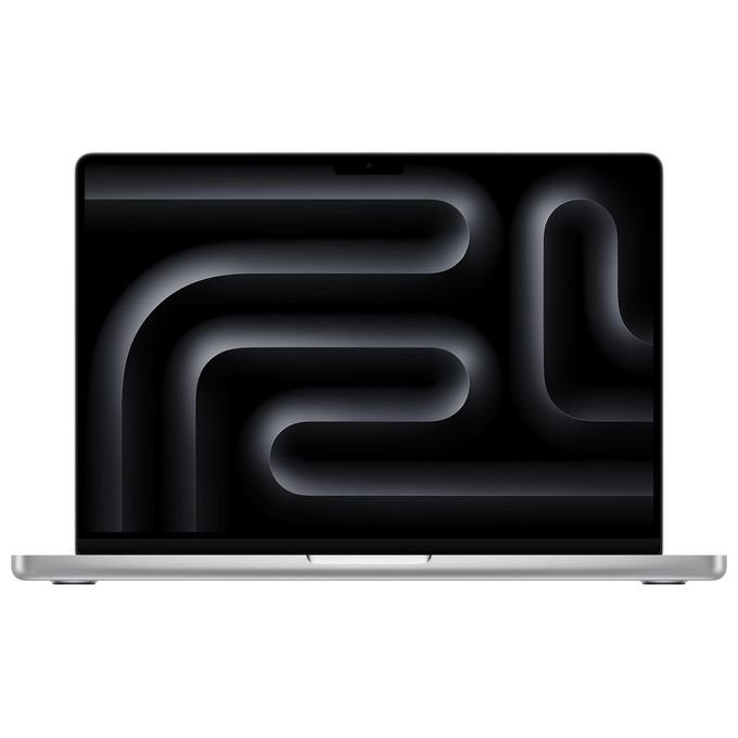 Apple MacBook Pro con Chip M3 CPU 8 Core GPU 10 Core Display Liquid Retina XDR 14.2'' 16Gb di Memoria Unificata 1Tb di Archiviazione SSD Argento