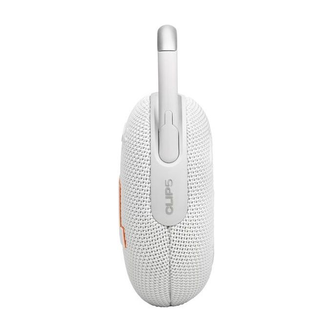 JBL Clip 5 Speaker Bluetooth Portatile Altoparlante Wireless Compatto Moschettone Integrato Waterproof Grigio