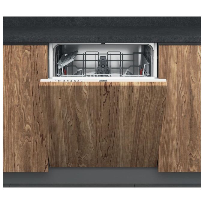 Hotpoint HIS 3010 Lavastoviglie da incasso a Scomparsa Totale 13 Coperti Classe Energetica F 4 programmi Cesti Flexiload Terzo cesto 59.8cm Bianco