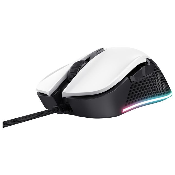 Trust GXT 922W YBAR Mouse Mano Destra Usb Tipo A Ottico 7200 Dpi
