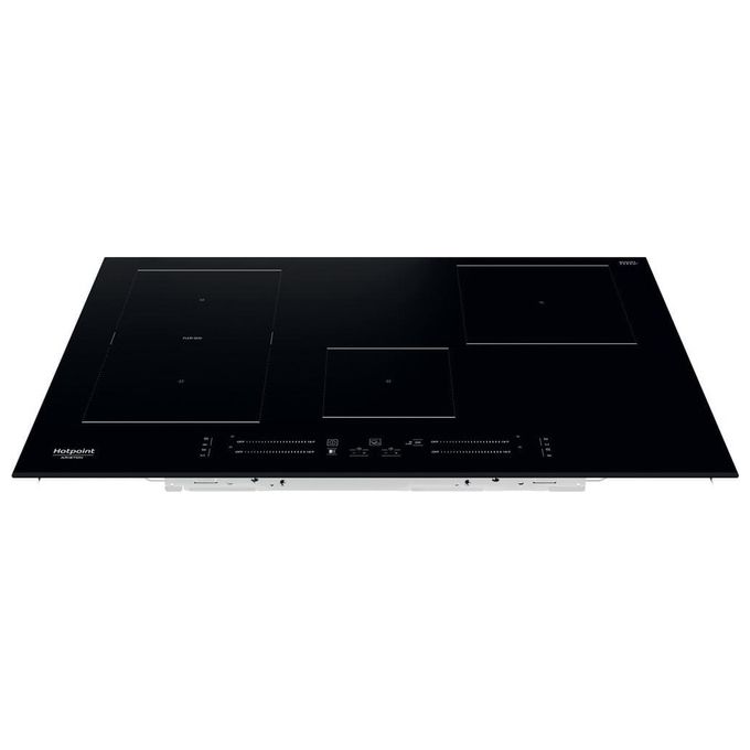 Hotpoint HS 3377C BF Piano Cottura ad Induzione 4 Zone Adattatore di Potenza Zona Flexi Duo 18 Livelli di Potenza Blocco Comandi 70 cm Nero