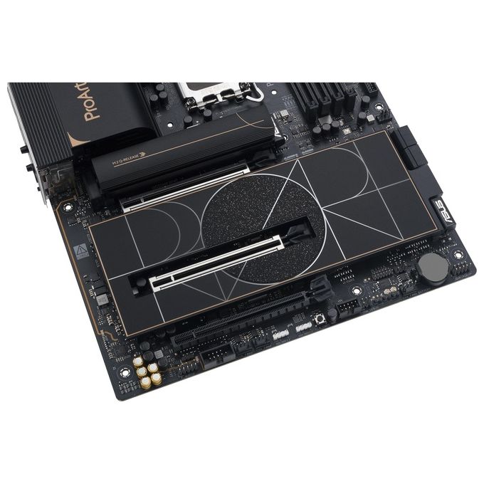 ASUS ProArt Z890-CREATOR WIFI Scheda Madre Intel ATX 16212 Fasi di Alimentazione Slot DDR5 PCIe 5.0 per GPU di Nuova Generazione 5 Slot M.2 Due Porte Thunderbolt 5 Type-C WiFi 7 Nera