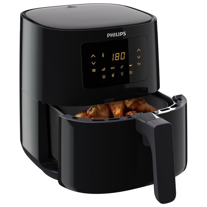 Philips HD9252-90 Serie 3000 Friggitrice ad Aria 4,1 Litri 1400W Tecnologia Rapid Air Nero