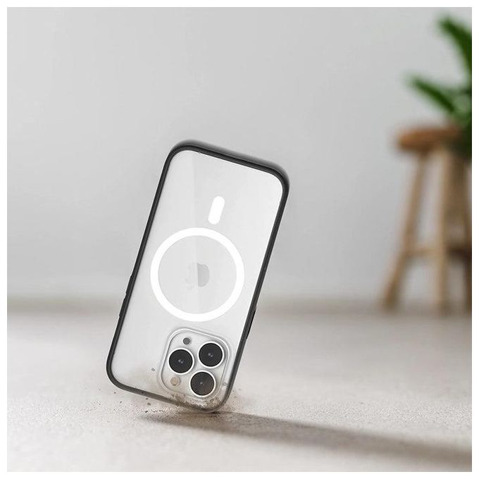 Woodcessories Clear Case MagSafe per iPhone 15 Pro Max Bianco