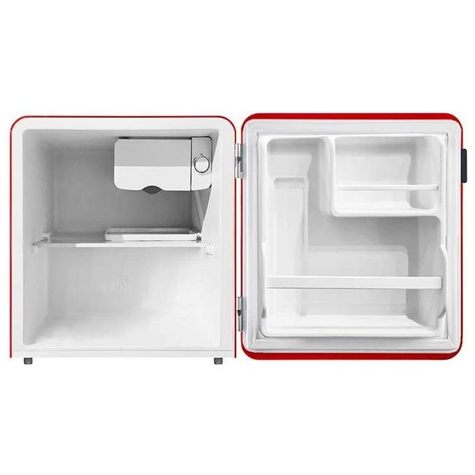 Midea MDRD86SLE32 Mini Frigo Frigobar Minibar Capacita' 47 Litri Classe energetica E Raffreddamento Statico colore Rosso