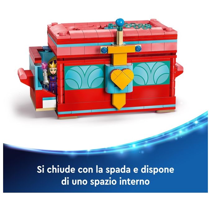 LEGO Disney Portagioie di Biancaneve Giocattolo Principesse da Costruire Giochi per Bambine e Bambini da 6 Anni con Mini Bamboline Accessori e un Braccialetto Personalizzabile Idea Regalo 43276